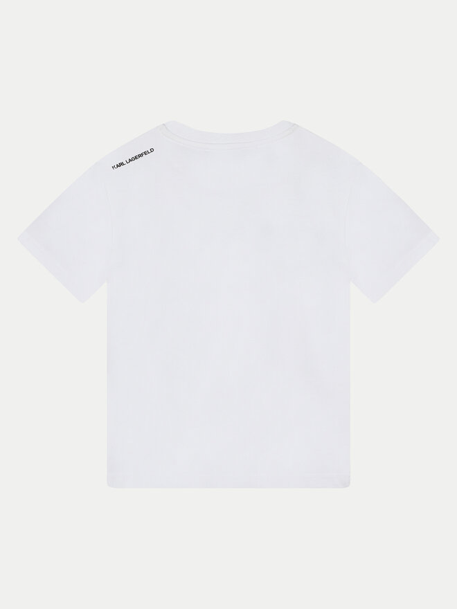 Karl Lagerfeld Kids Karl Lagerfeld Kids T-Shirt Z30254 D Weiß Regular Fit