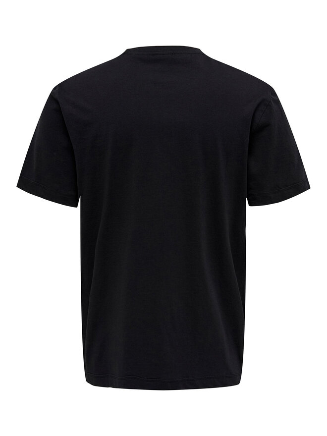 Only & Sons Only & Sons T-Shirt 22025208 Μαύρο Regular Fit
