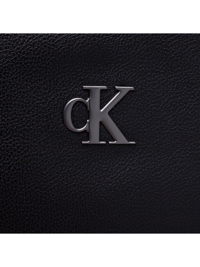 Calvin Klein Jeans Handtasche Calvin Klein Jeans Minimal Monogram Shopper29 K60K608700 Schwarz