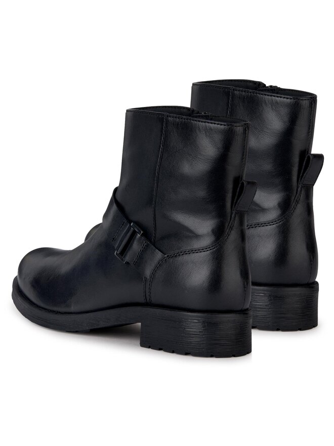 Bottines Geox D Rawelle D366RG 000TU C9999 Noir chaussures