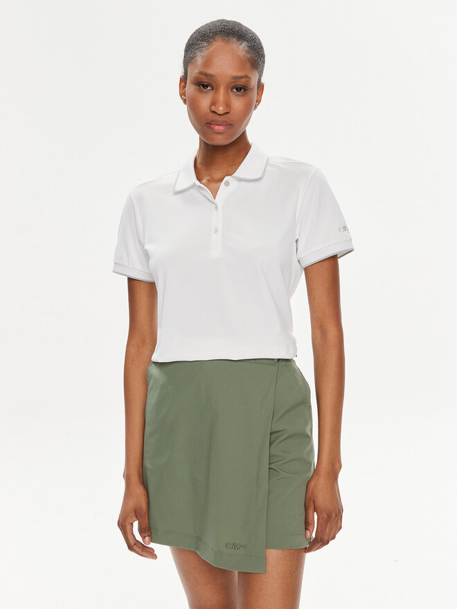 CMP CMP Poloshirt 31T5066 Weiß Regular Fit