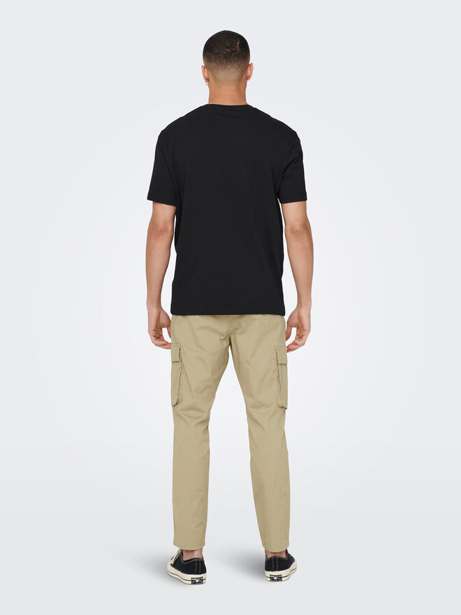 Only & Sons Only & Sons Marškinėliai 22025208 Juoda Regular Fit