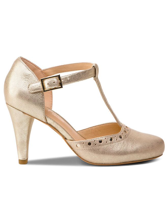 Clarks Halbschuhe Clarks Dalia Leah 261393024 Goldfarben