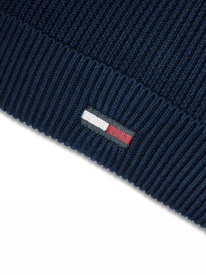 Tommy Hilfiger Kapa Tommy Hilfiger Elongated Flag AW0AW16777 Mornarsko modra