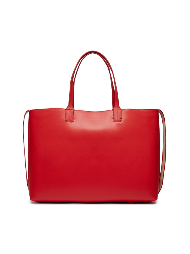 Handtasche Tommy Hilfiger Iconic Tommy Tote Mono Pouch AW0AW16072 