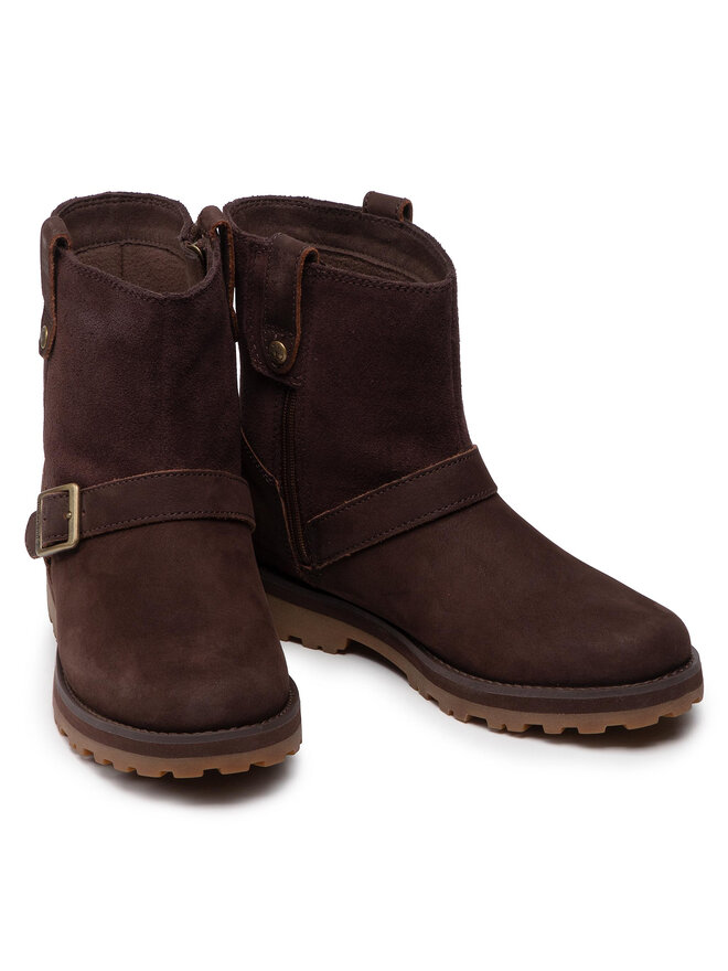 Timberland Kozačky Timberland Courma Kid Wl Biker Bt TB0A2HJYV13 Hnědá