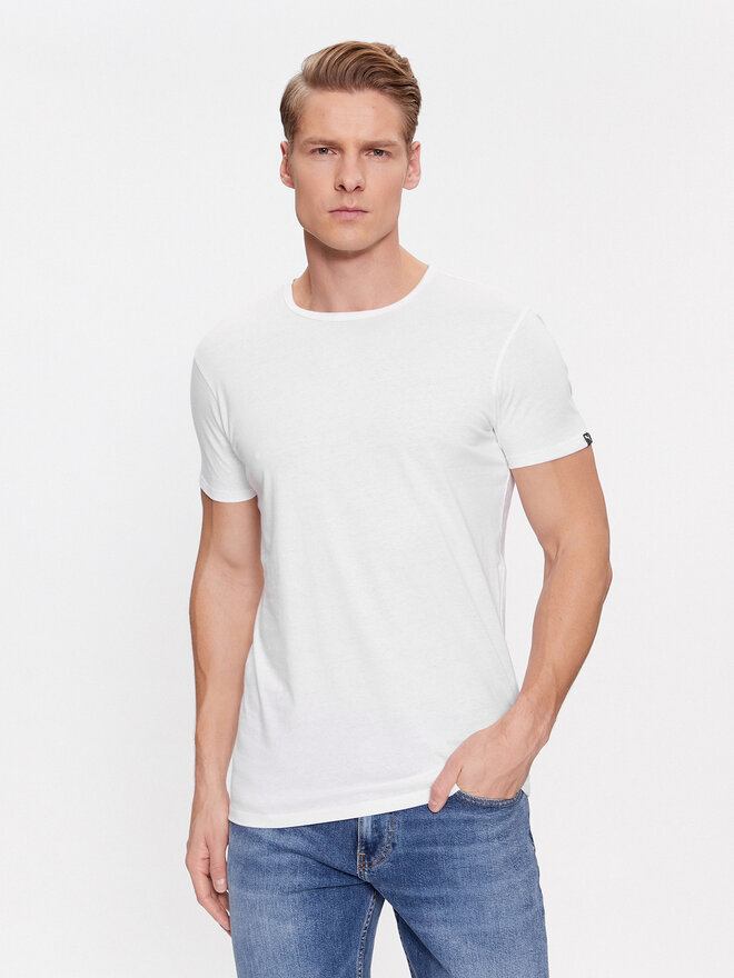 Puma Puma 2er-Set T-Shirts Basic 935016 Weiß Regular Fit