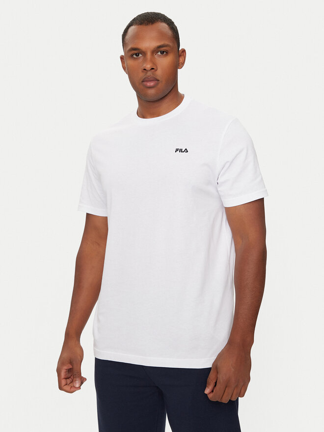 Fila Fila Marškinėliai Berloz FAM0340 Balta Regular Fit