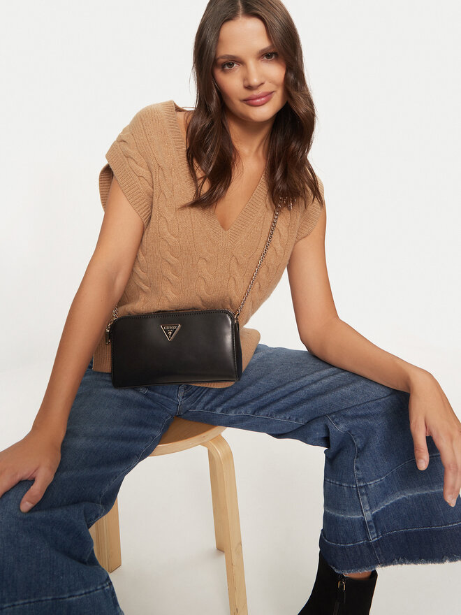 Guess Handtasche Guess HWVG94 93120 Schwarz