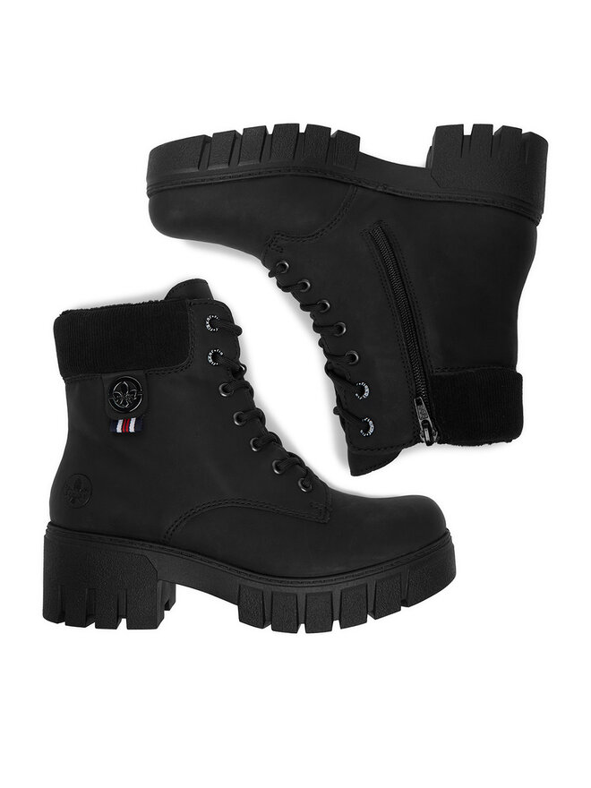 Rieker Schnürschuhe Rieker CEO-74532-00 Schwarz