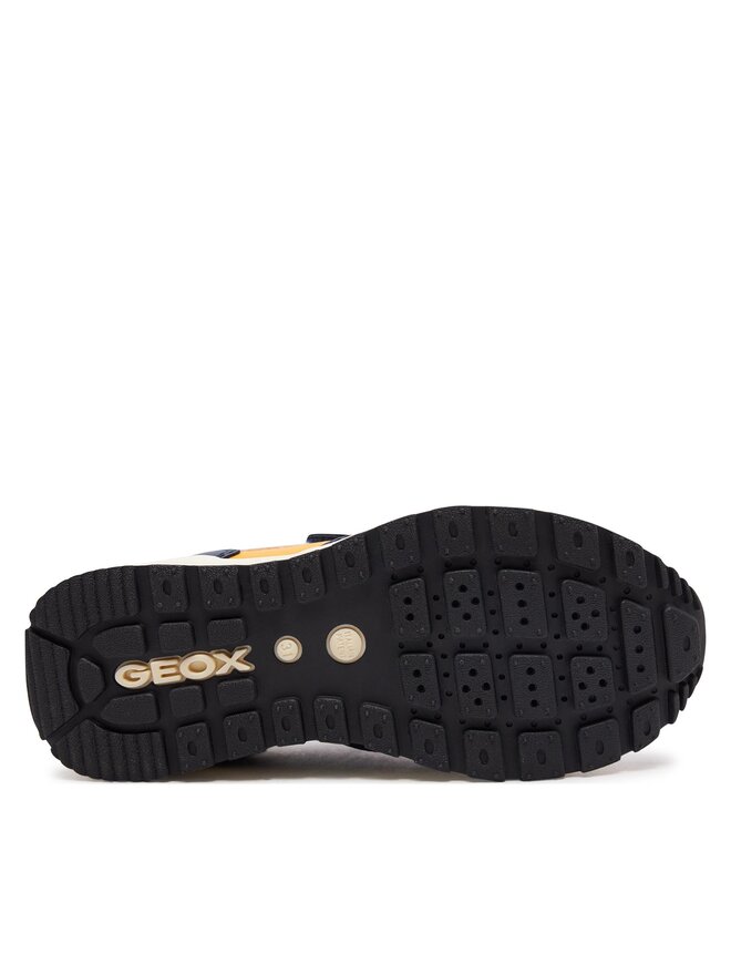 Sneaker Uomo Geox J Pavel A - In Materiale Sintetico, Suola In Gomma, Stile Ankle