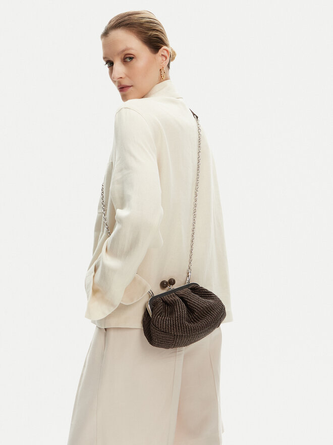 Weekend Max Mara Ročna torba Weekend Max Mara Palmas 2515511095650 Rjava