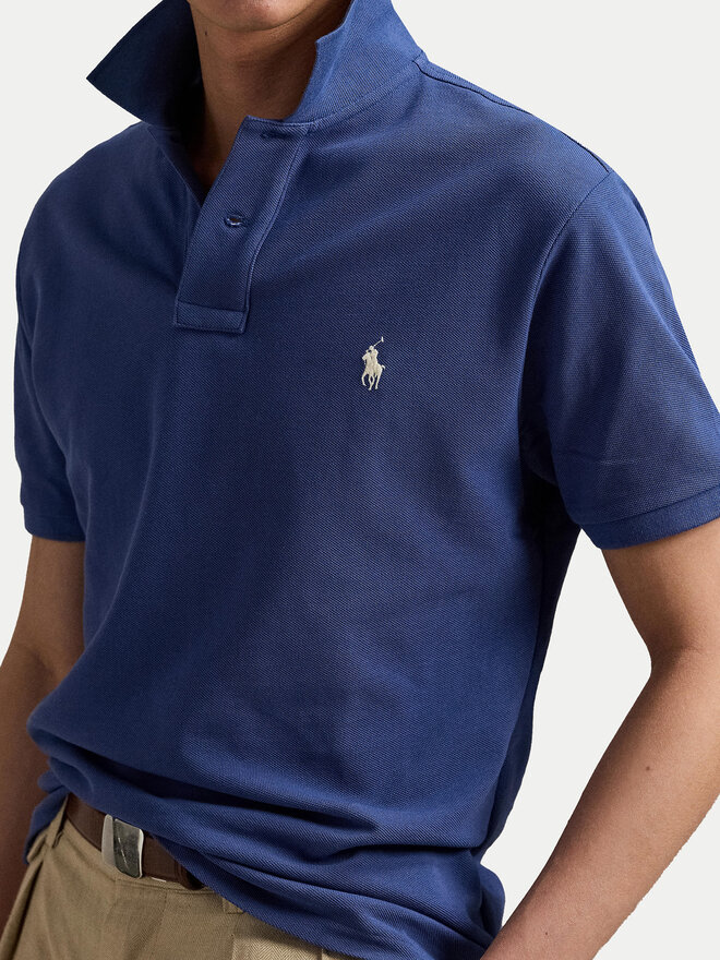 Polo Ralph Lauren Polo Ralph Lauren Поло 710536856460 Голубий Slim Fit