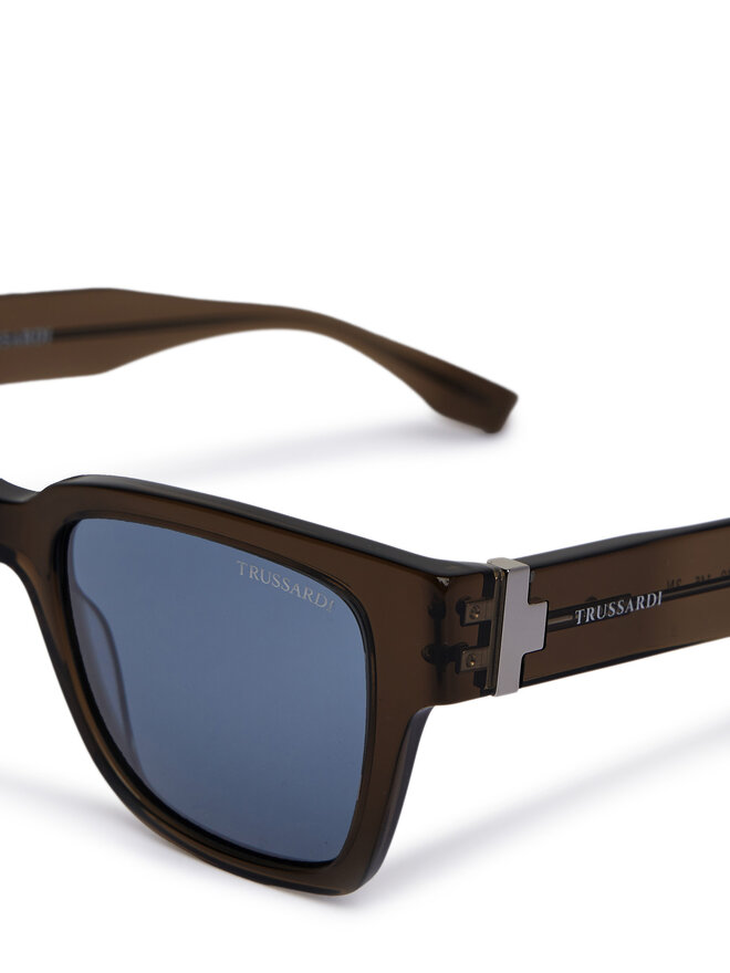 Trussardi Okulary przeciwsłoneczne Trussardi TSM9026 Zielony