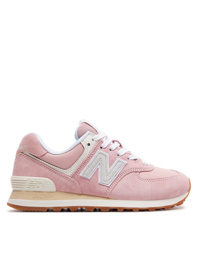 New balance 574 pink mist clearance