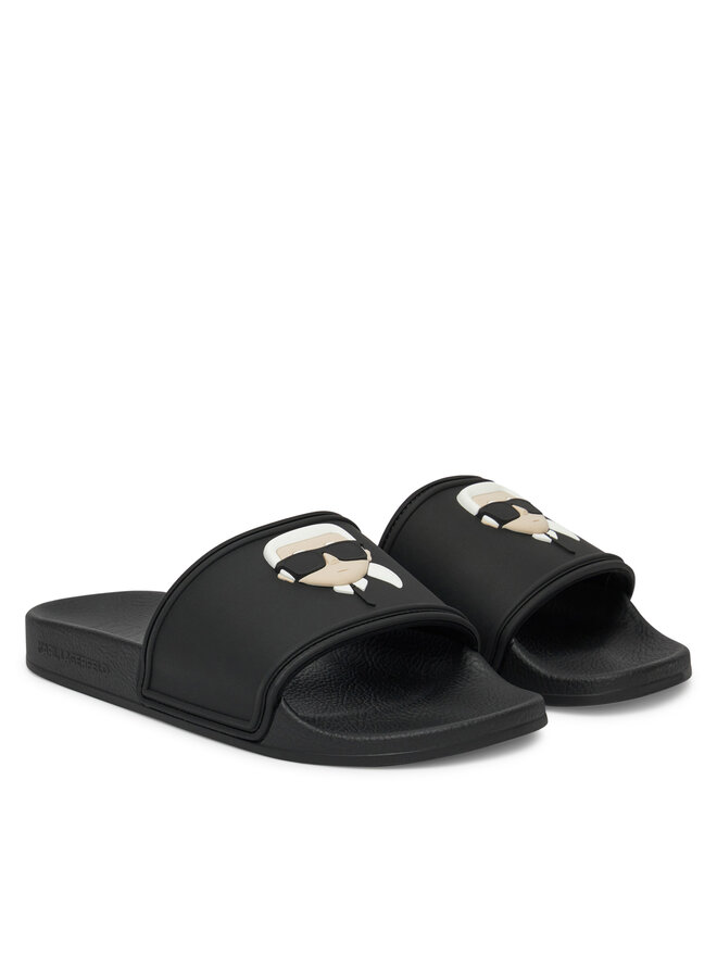 KARL LAGERFELD Papucs KARL LAGERFELD Kondo 2.0 KL80905A Fekete