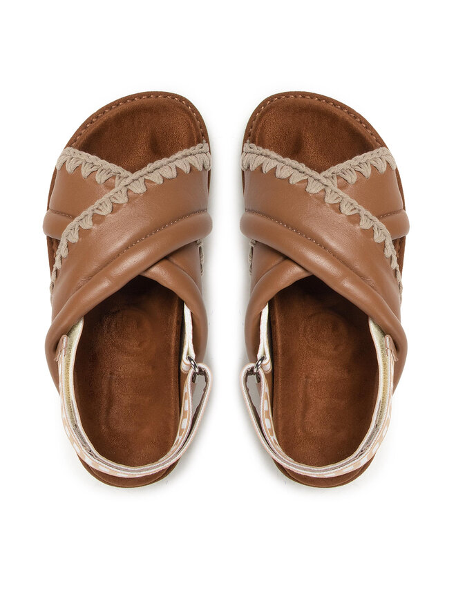 Mou Szandál Mou New Bio # 03 Criss-Cross Upper SW461004C Barna
