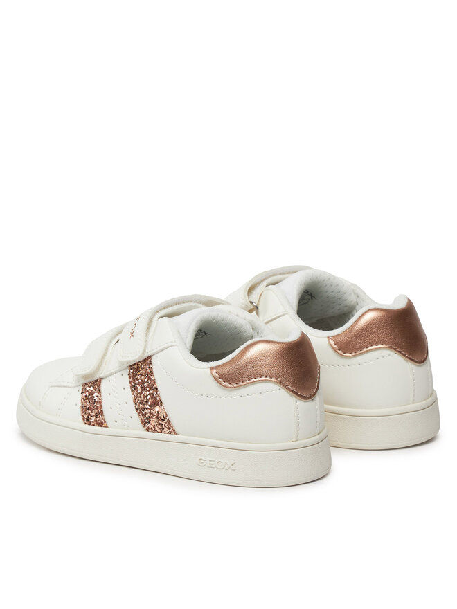 Geox Sneakersy Geox J Eclyper Girl J45LRA 000BC C1ZH8 D Bílá