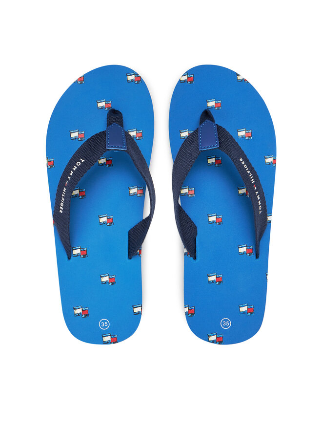 Tommy Hilfiger Flip flop Tommy Hilfiger T3X8-33909-0058A023 S Albastru