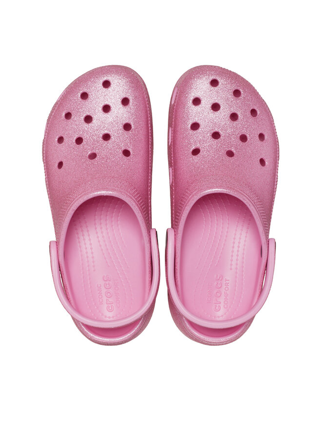 Crocs Παντόφλες Crocs Classic Platform Glitter Clog W 207241 Ροζ