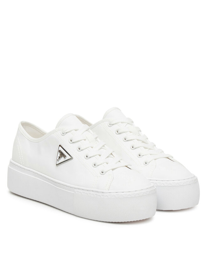 Guess Teniși Guess FLTJO2 FAB12 Alb