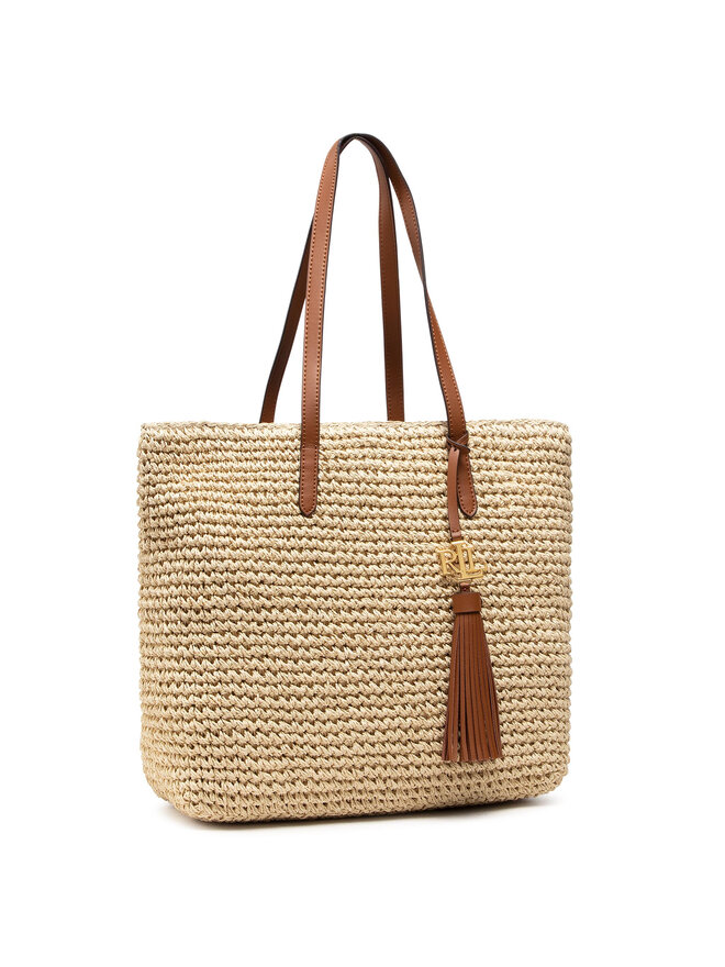 LAUREN RALPH LAUREN Torebka Lauren Ralph Lauren Whitney 431818856001 Beżowy