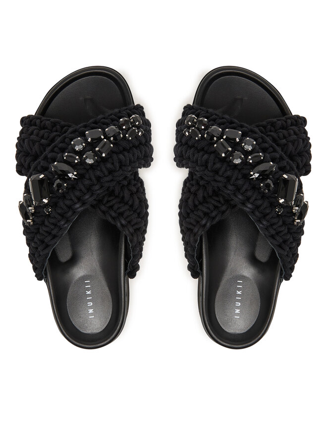 Inuikii Шльопанці Inuikii Woven Stones Platform 1004.005.0043 Чорний