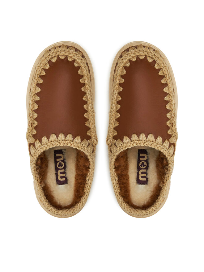 Mou Hausschuhe Mou Eskimo Bold Clog FW411010B Braun