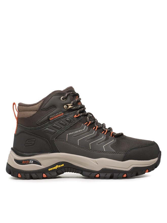 Skechers Trapery Skechers Arch Fit Dawson Raveno 204634/BRN Brązowy