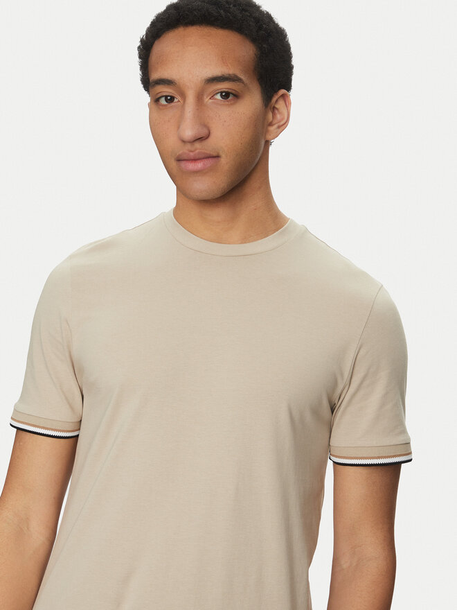BOSS BOSS Póló Thompson 04 50501097 Bézs Regular Fit