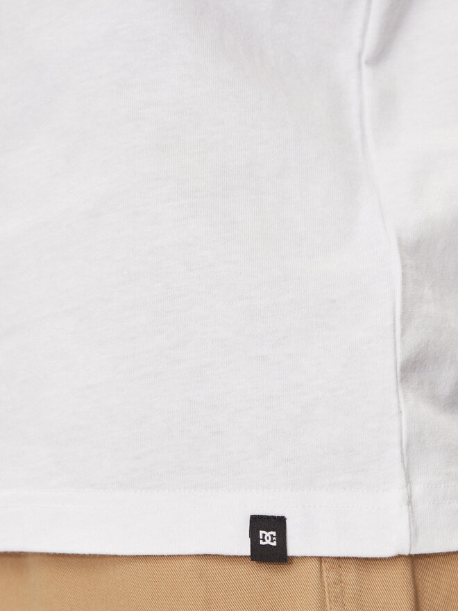 DC DC Camiseta Lucky Hand Hss ADYZT05366 Blanco Regular Fit