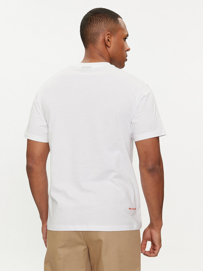 Save The Duck Save The Duck T-Shirt DT1194M BESY18 Weiß Regular Fit