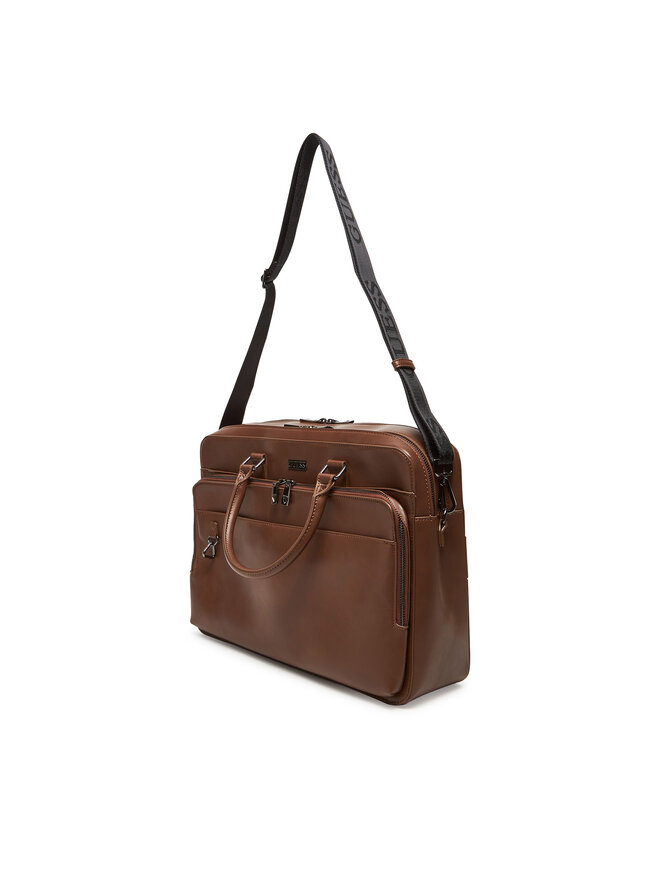 Guess Torba za prenosnik Guess HMBOCA P5338 Rjava