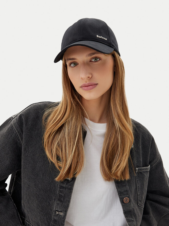 Barbour Cepure ar nagu Barbour Olivia Sports LHA0493BK51 Melns