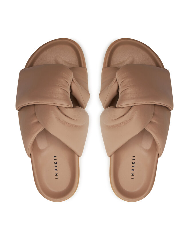 Inuikii Šľapky Inuikii Soft Crossed 70104-140 Béžová