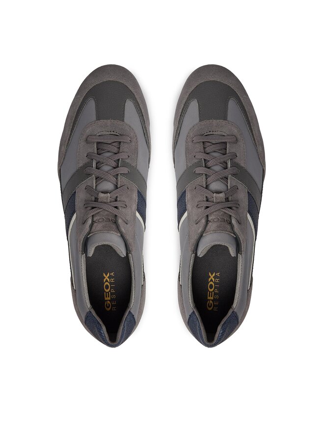 Geox Sneakersy Geox U Wells U45T5A 02211 C9371 Šedá