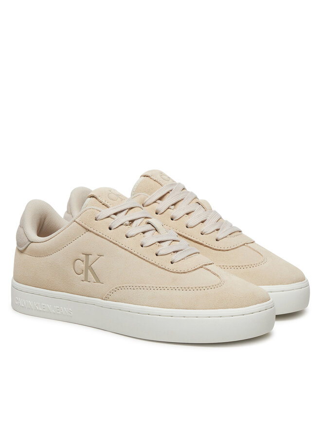 Calvin Klein Jeans Sneakers Calvin Klein Jeans Classic Cupsole Laceup Wt Wm YW0YW01833 Écru