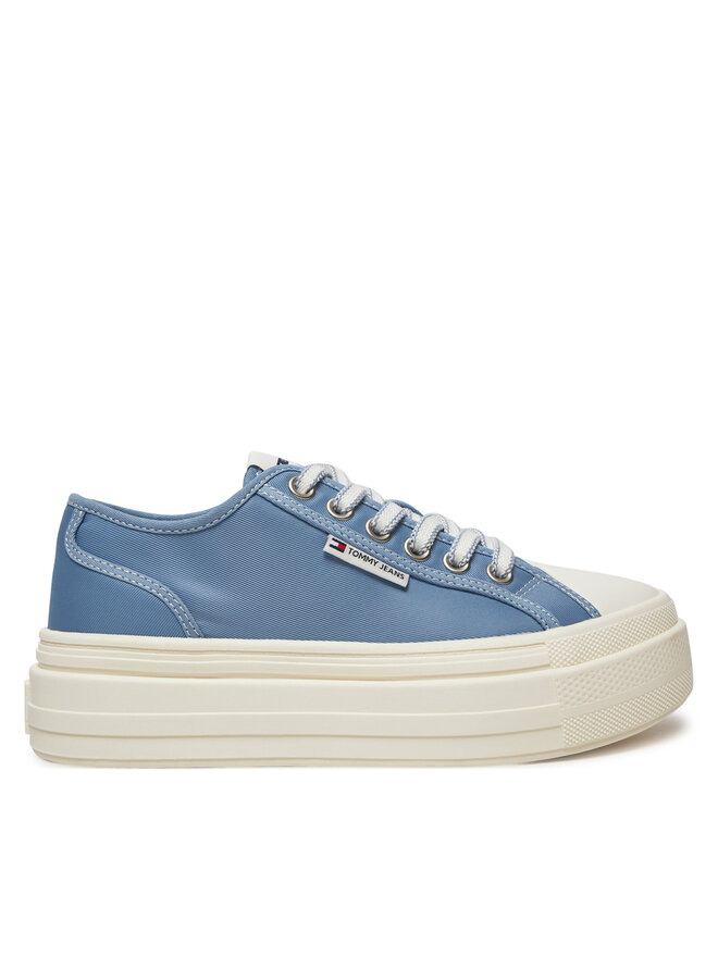 Tommy Jeans Trampki Tommy Jeans Foxing EN0EN02713 Niebieski