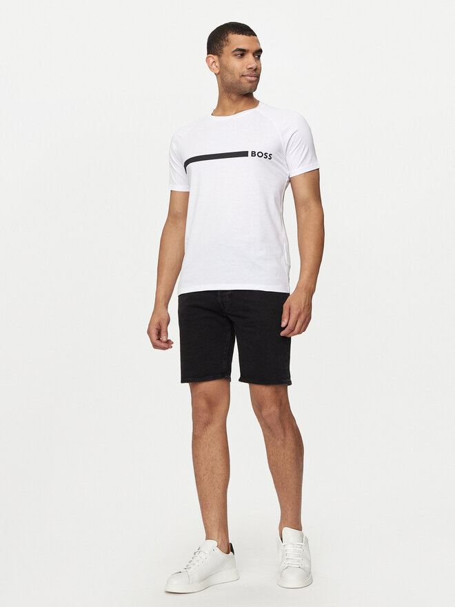 BOSS BOSS Camiseta T-Shirt Rn Slim Fit 50517970 Blanco Slim Fit