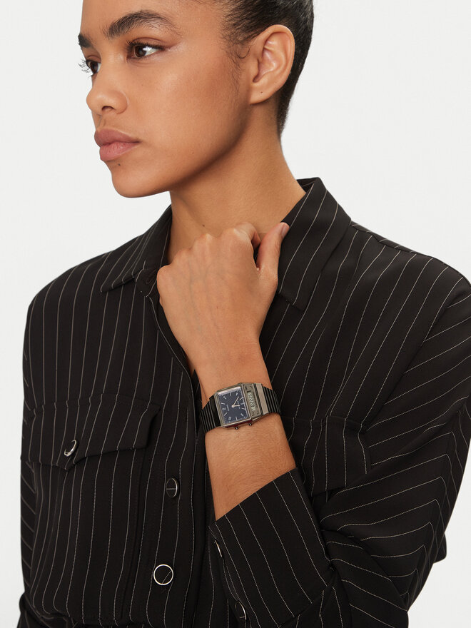 Casio Zegarek Casio Vintage Edgy AQ-800EB-2AEF Czarny