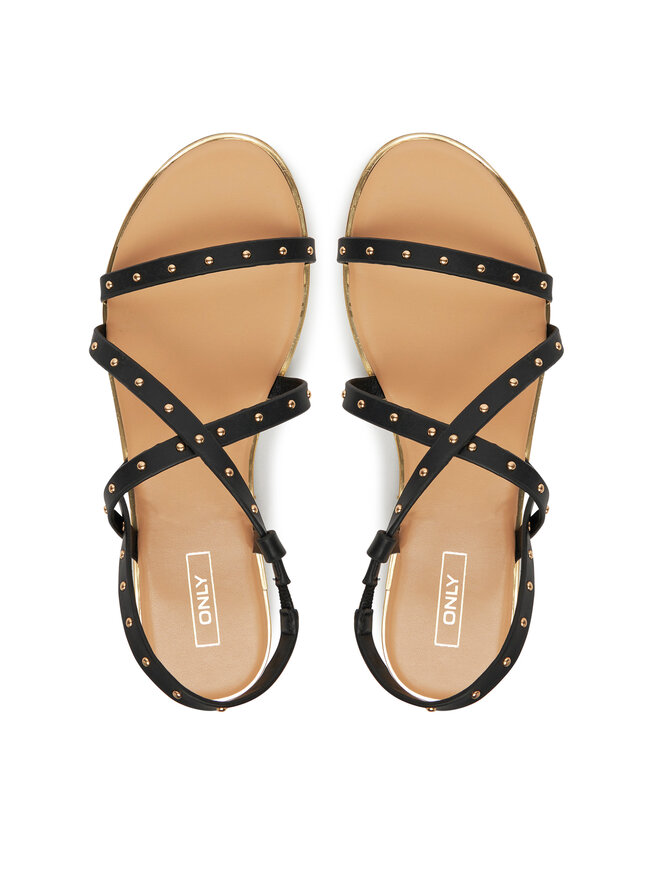 ONLY Shoes Сандали ONLY Shoes Onlmari-4 Pu Studs 15342339 Черен