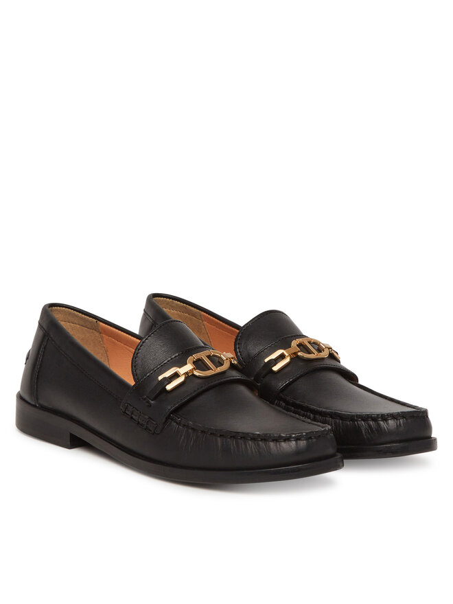 TWINSET Мокасини TWINSET 251TCP130 Черен