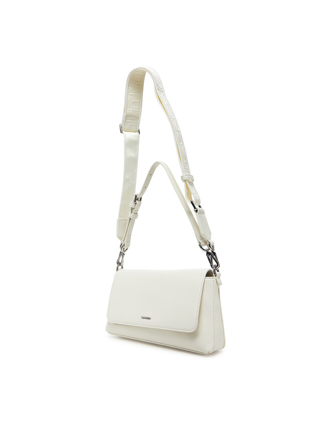 Calvin Klein Kabelka Calvin Klein Ck Must Convertible Shoulder Bag K60K612902 Écru