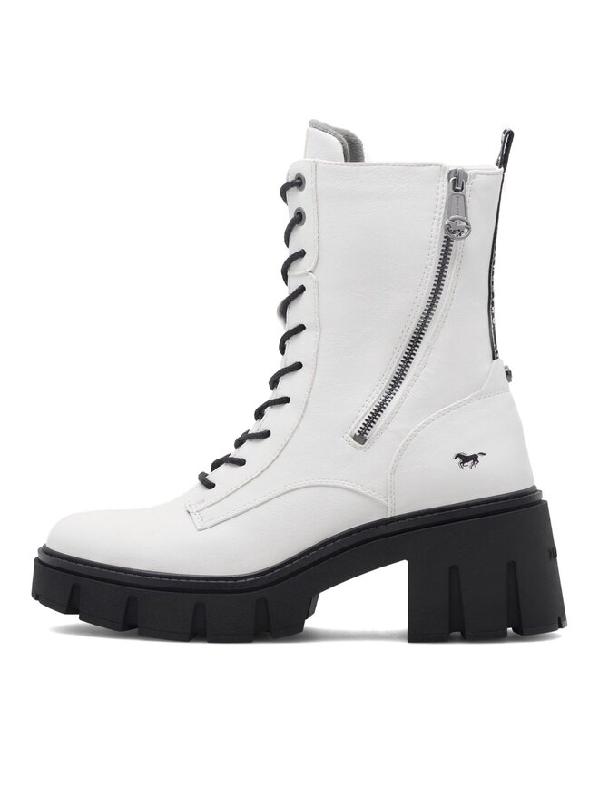 Mustang Botine Mustang 1471-502 Alb
