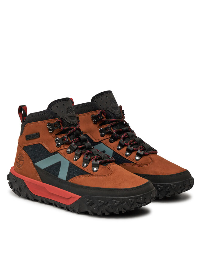 Timberland Tenisice Timberland Gs Motion 6 Mid F/L Wp TB1A67M8F131 Smeđa