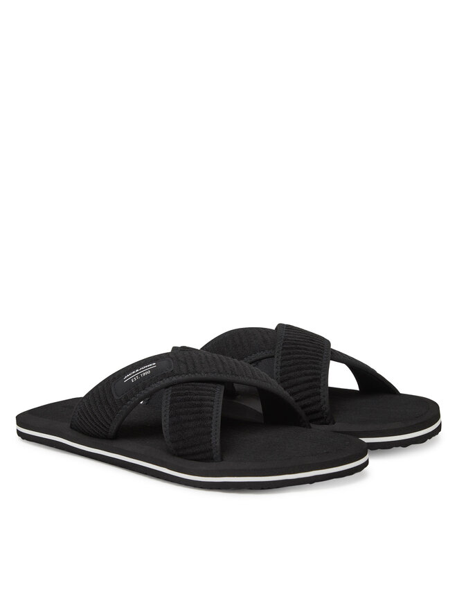 Jack&Jones Šľapky Jack&Jones Jfwkriskros 12274562 Čierna