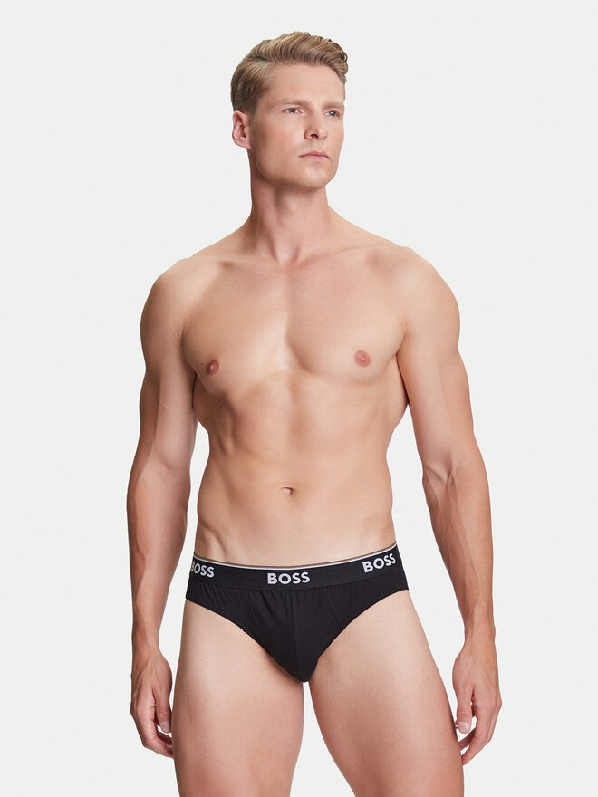 BOSS BOSS Pack de 3 slips 50531681 Negro