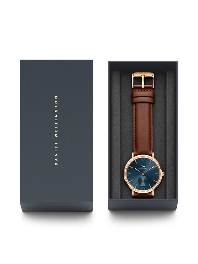 Daniel Wellington Zegarek Daniel Wellington Classic Multi-Eye St Maves Arctic DW00100708 Brązowy