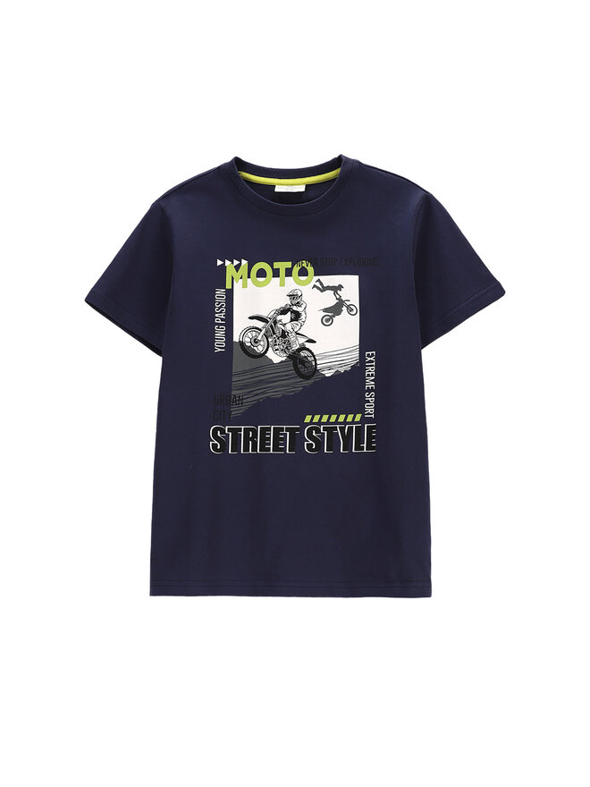 Coccodrillo Coccodrillo T-Shirt WC5143204VBB Dunkelblau Regular Fit