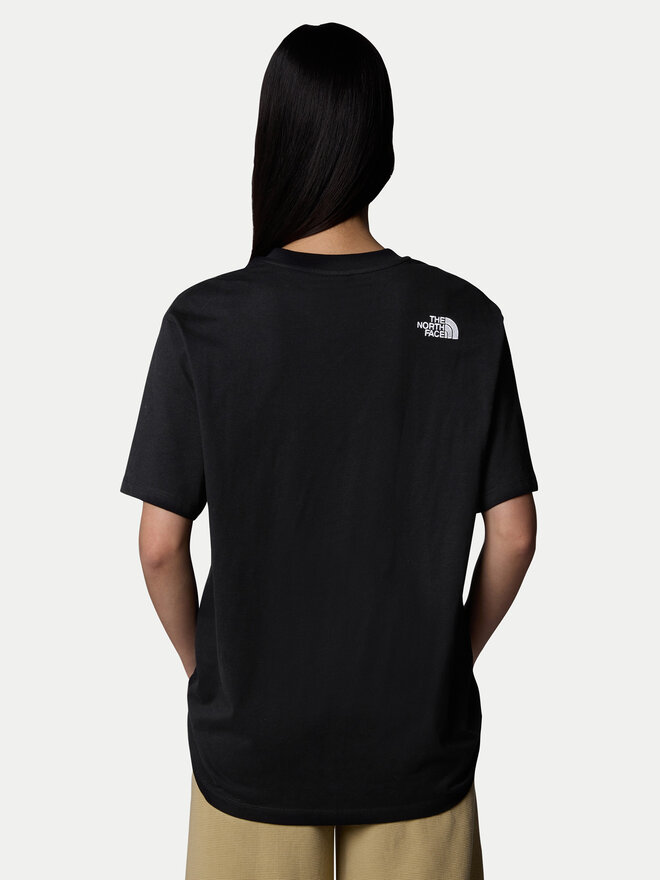 The North Face The North Face Marškinėliai Simple Dome NF0A87NQ Juoda Oversize